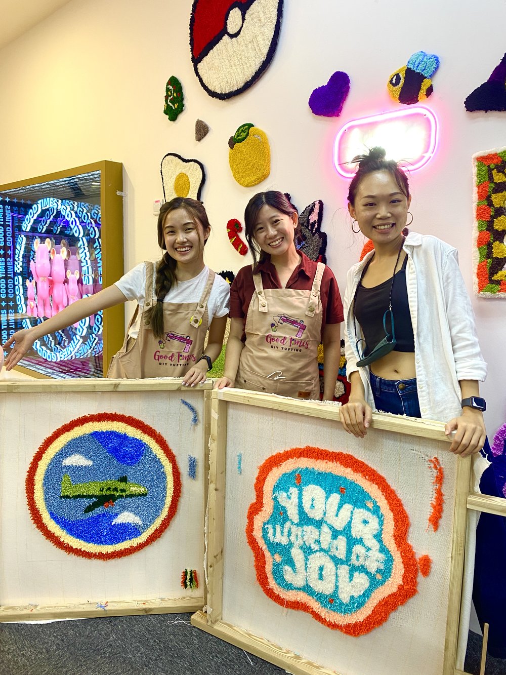 goodtimes diy studio mytown paradigm mall tufting affordable best workshop studio kl 