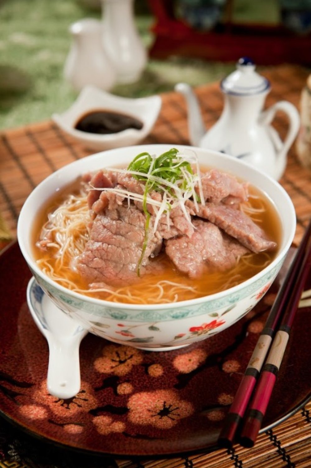 Chopsticks and spoon