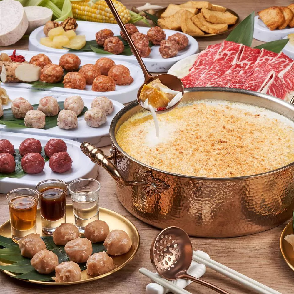 Hotpot and meatballs