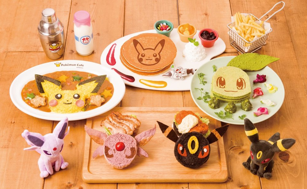 breakfast with different pokemon characters