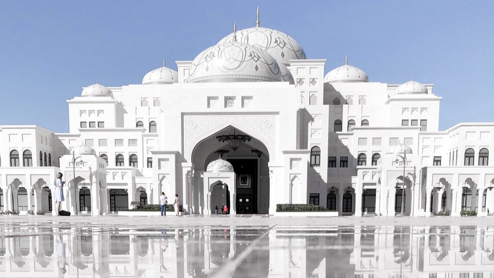 the architecture of the Qasr Al Watan