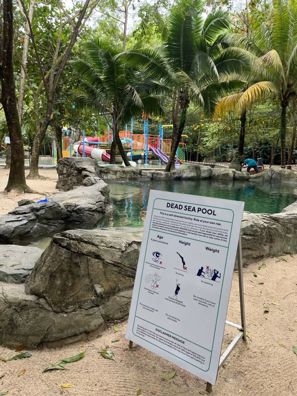 escape penang theme park ski slope dead sea launch