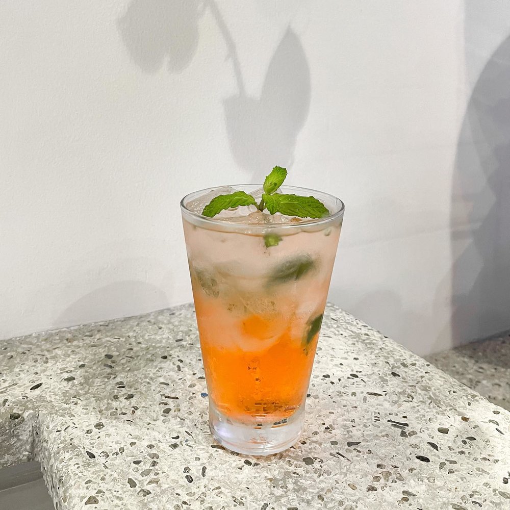 Clean and orange drink