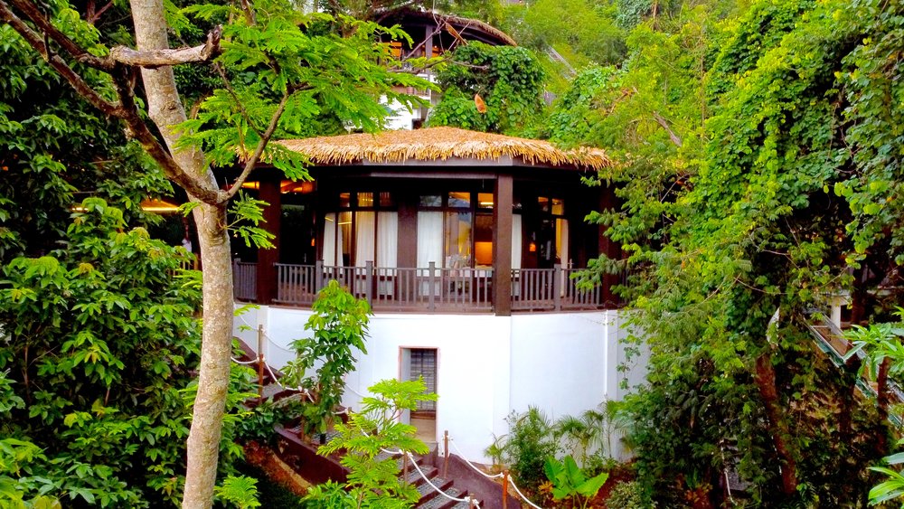 villa on top of hill