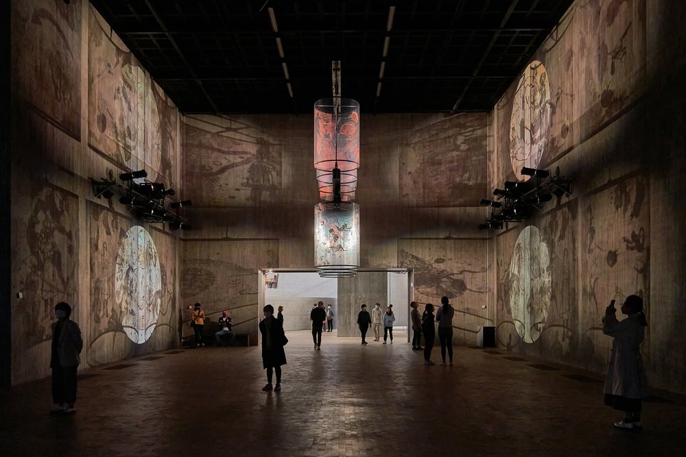 Room full of prolific cross-disciplinary art