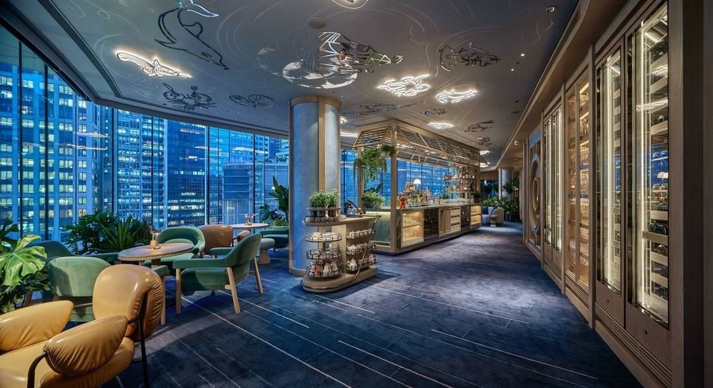 Dining area inside Noi restaurant