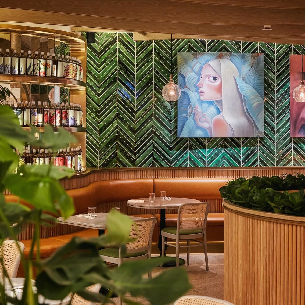 The Hawk & Aster Grand Café Interior