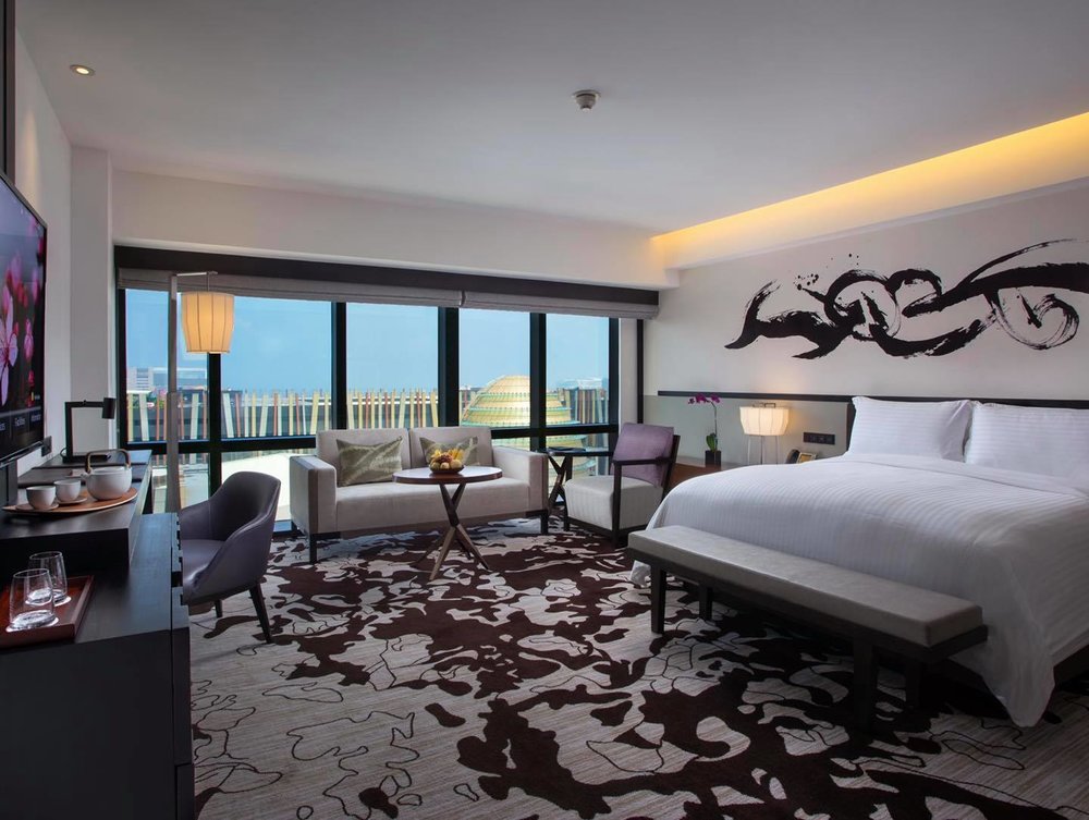 Room interior of Nobu Hotel Manila