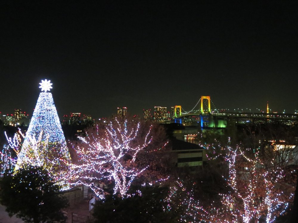お台場 クリスマス夜景