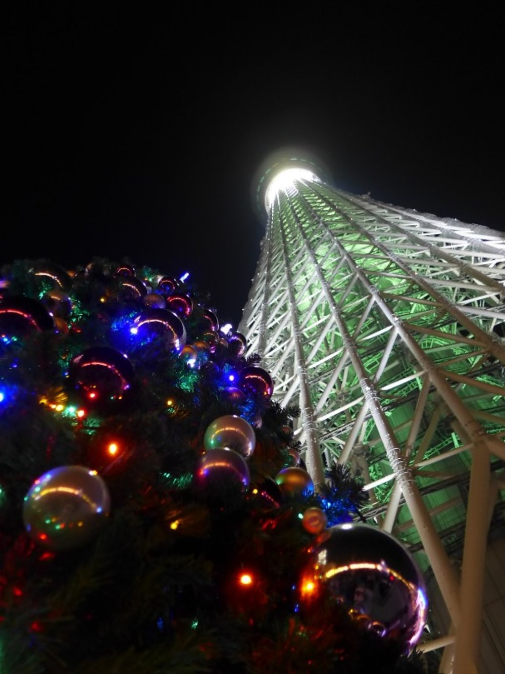 東京スカイツリー クリスマス夜景