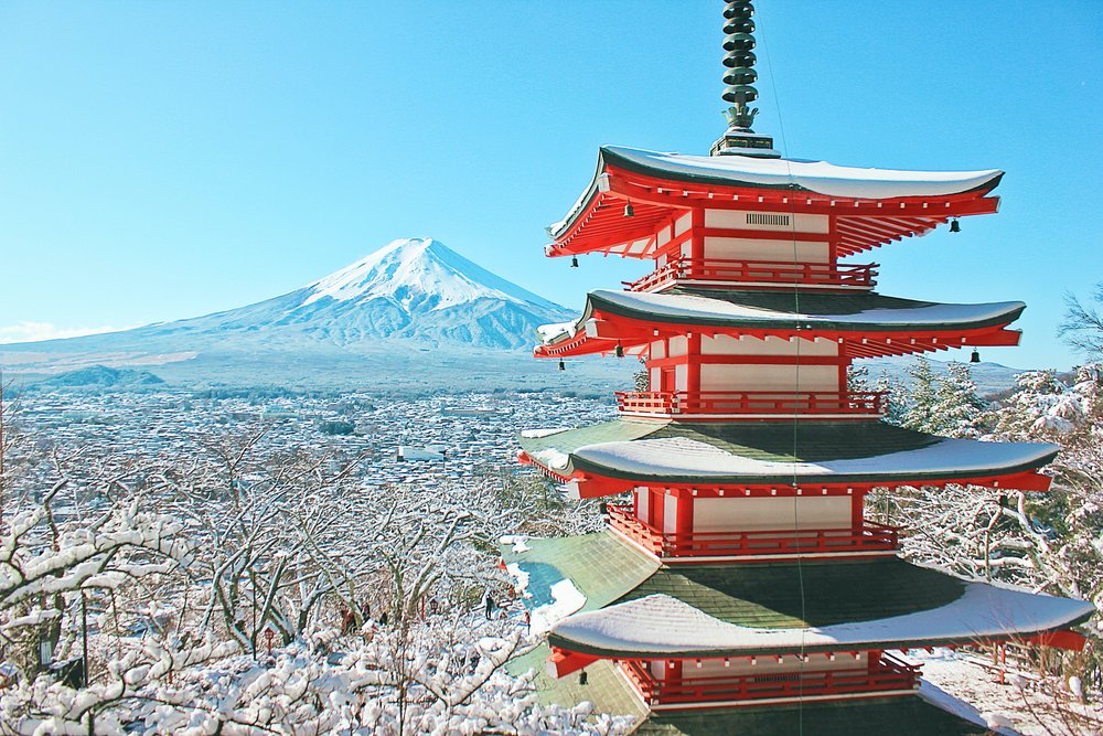 Mount Fuji Japan best winter destination