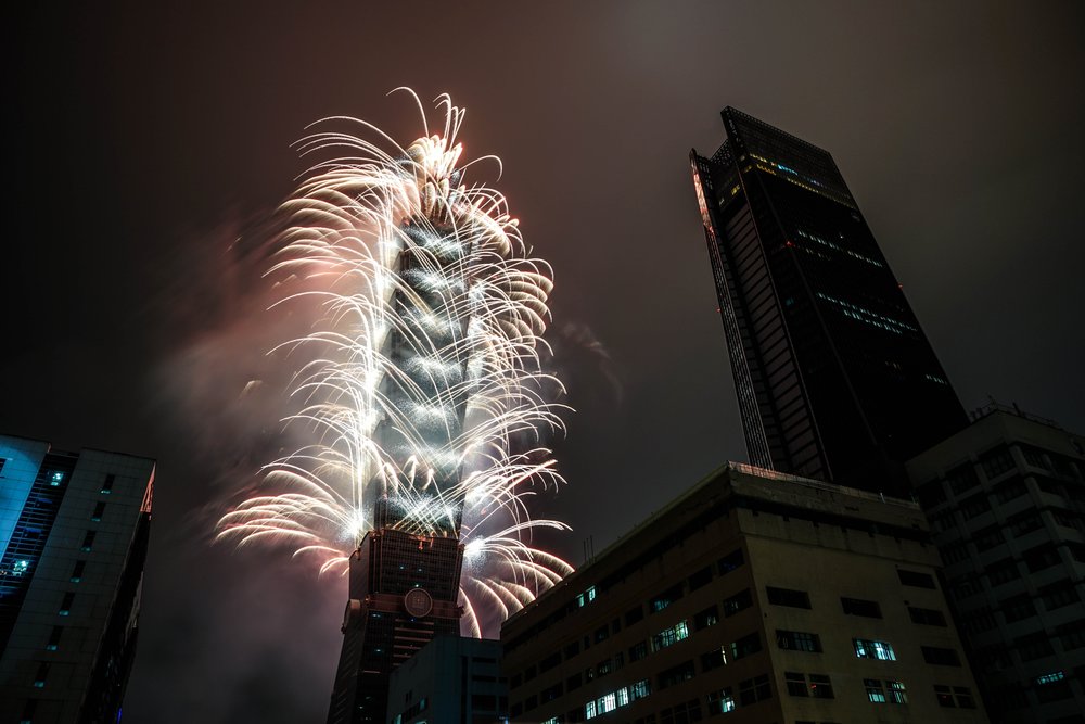 New Year's countdown at Taipei 101 in Taiwan best winter destination