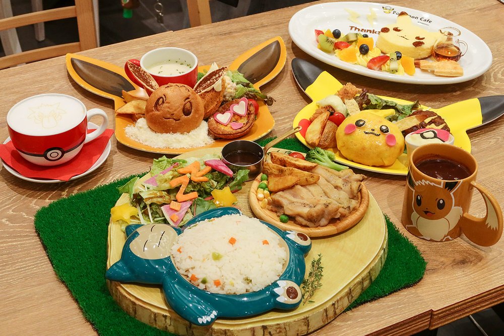 Osaka Pokemon Cafe Food