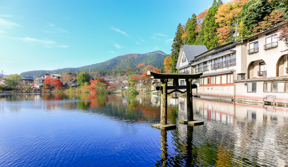 由布院景點：金鱗湖