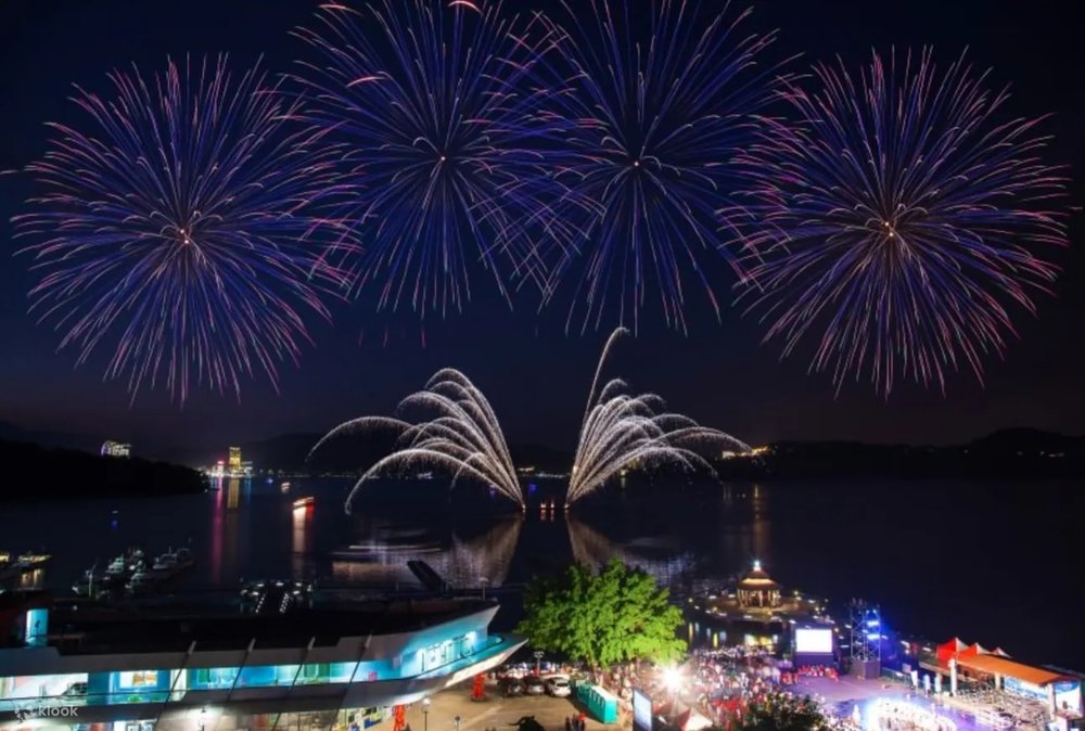 2023 南投日月潭跨年煙火