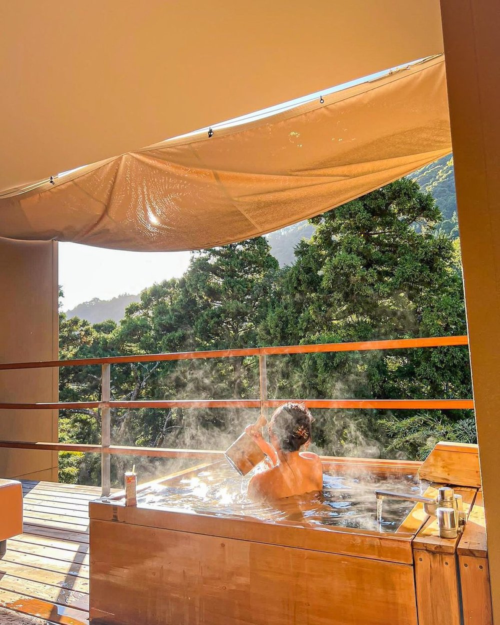 Hakone Hot Spring in Japan