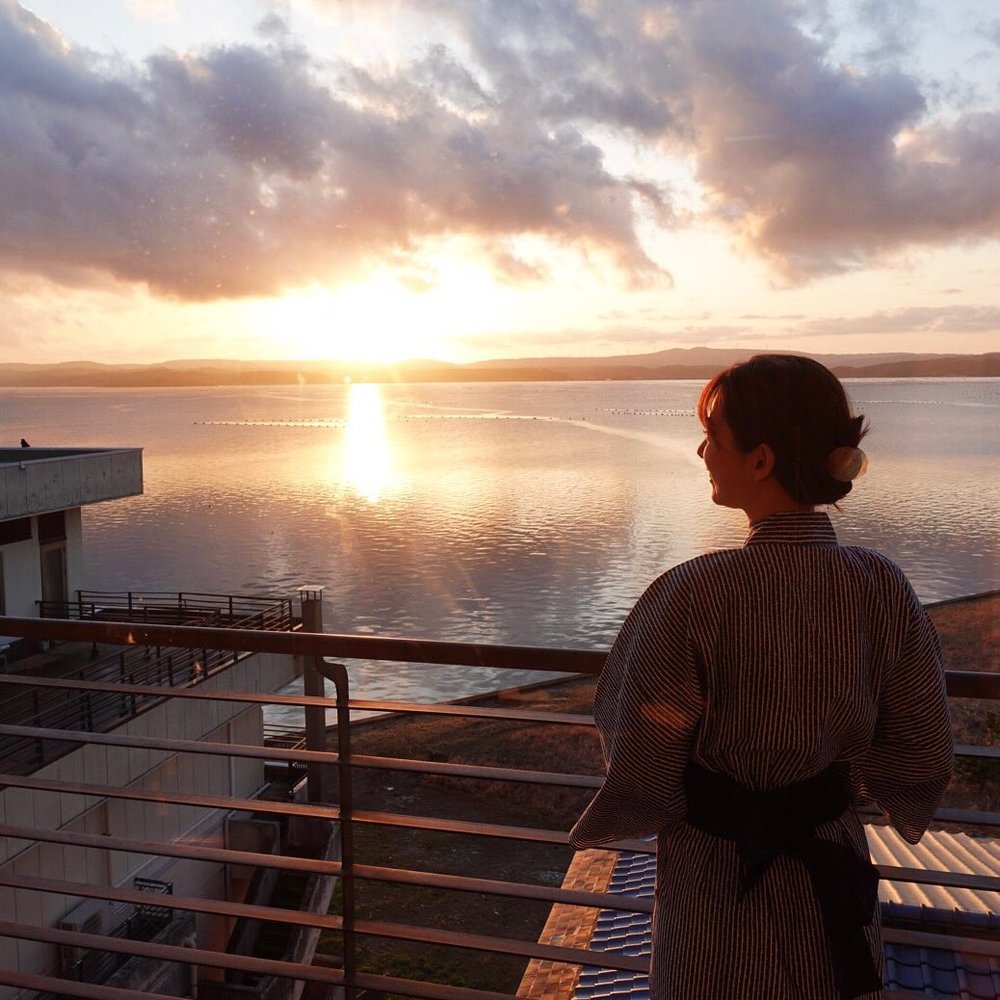 Wakura Hot Springs in Japan