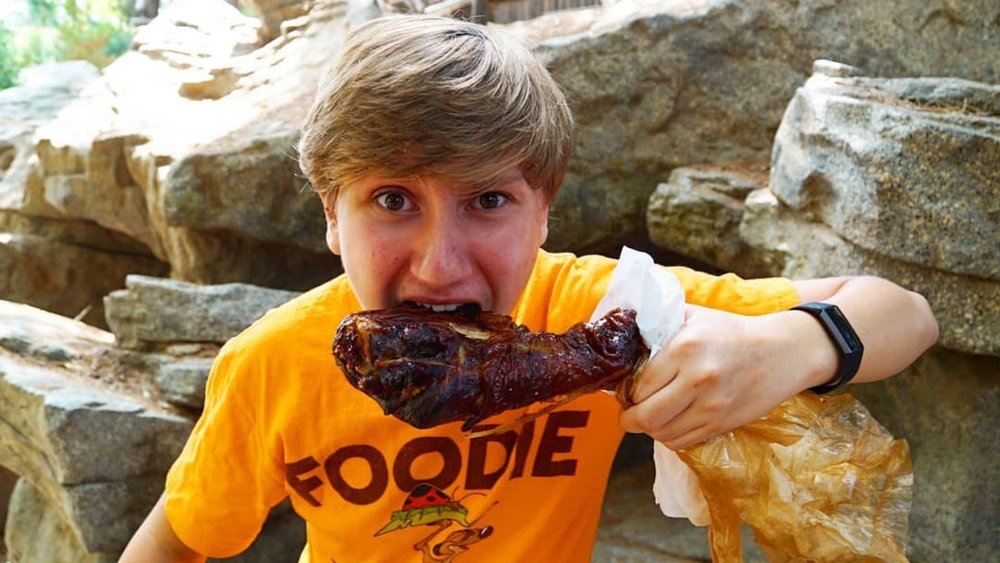 Turkey legs are best eaten like a caveman. Credits to @disneylandinsiders