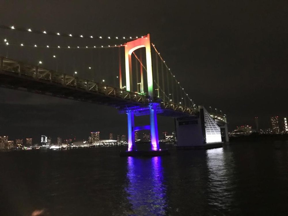 東京ベイクルージング レインボーブリッジ