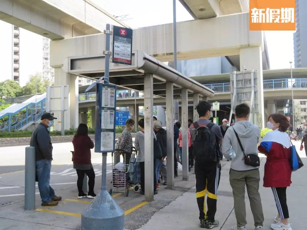 往大棠的班次在平日介乎4至15分鐘一班，星期六則為8至15分鐘，星期日及公眾假期則為10至15分鐘一班。（圖片來源：新假期編輯部） 