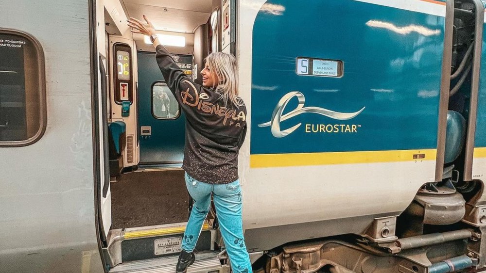 Hop on the train at London St. Pancras using your Eurail Pass! Credits: @alillbitofdisney on Instagram
