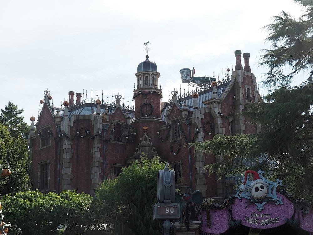 Exterior of the Haunted Mansion