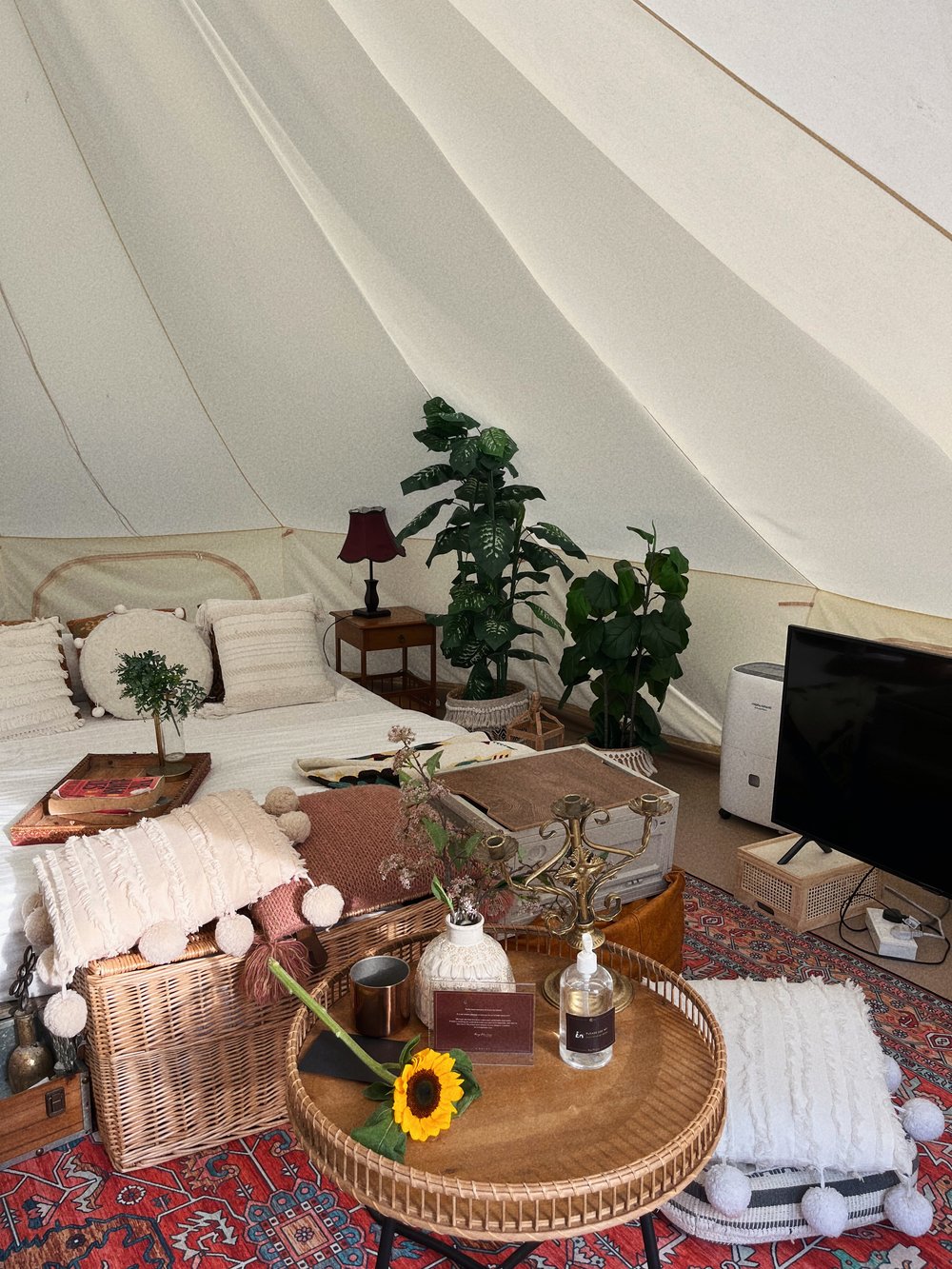 Glamping canopy tents at Castra by Colony