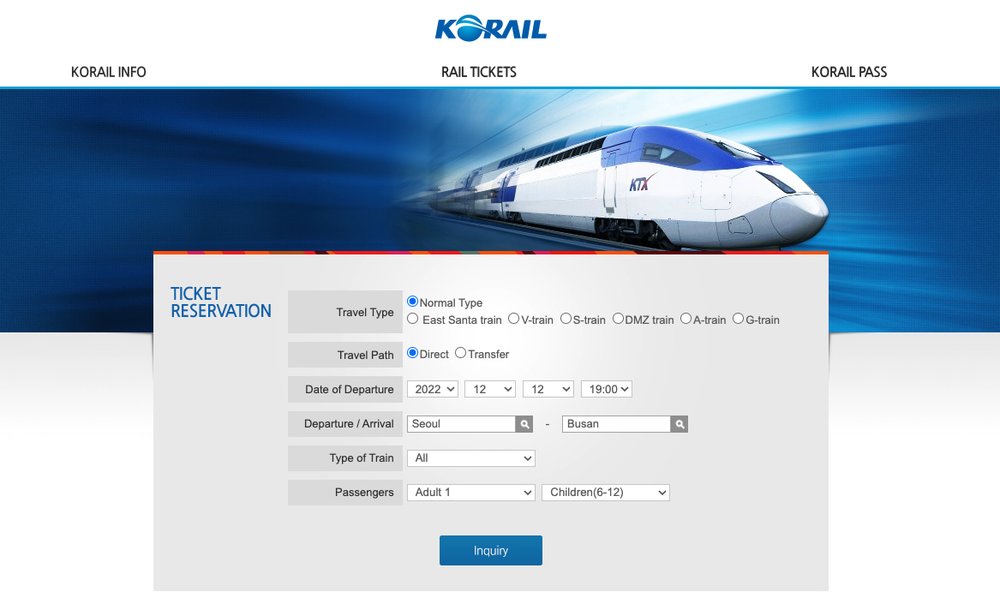 韓國鐵路通票KR Pass｜預訂及兌換方法 