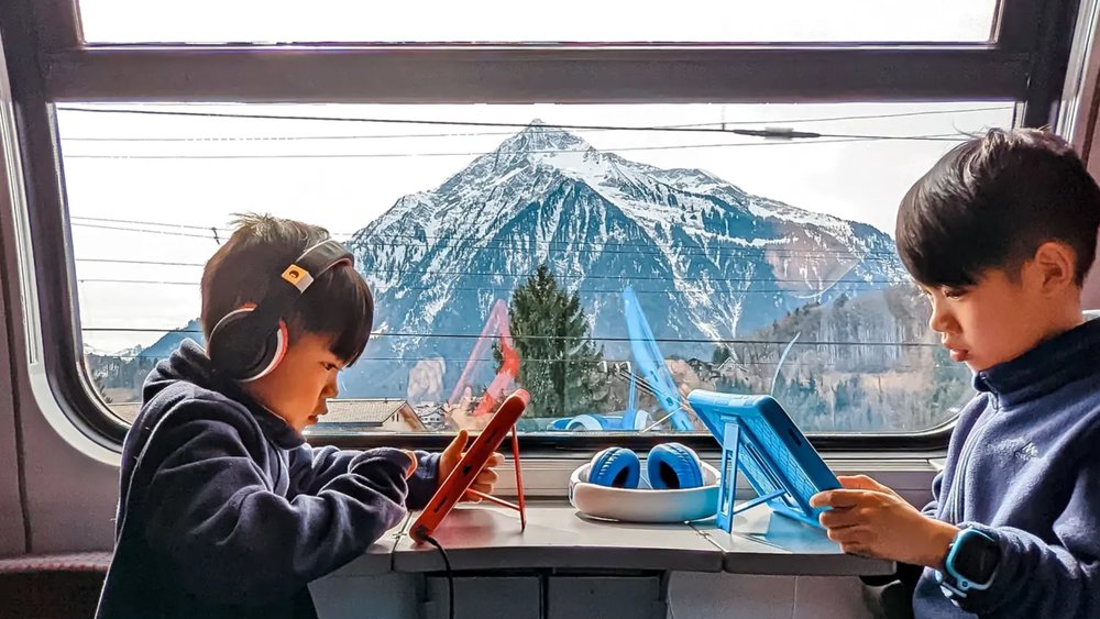 Kick back and relax on your train ride with a view. Credits to Klook