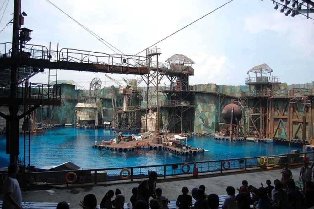  LIVE Action ชื่อดัง Waterworld - Universal Studios Singapore