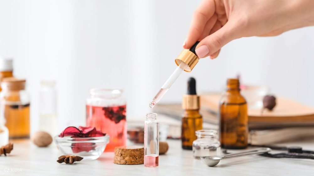 vials of scent from scentopia