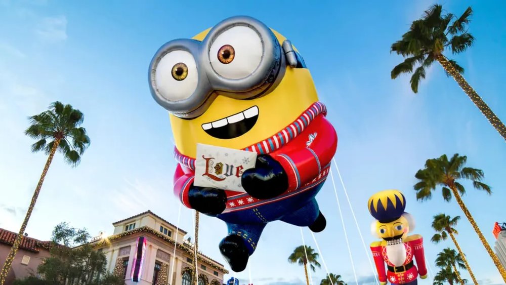a minion float at the Universal Orlando Resort