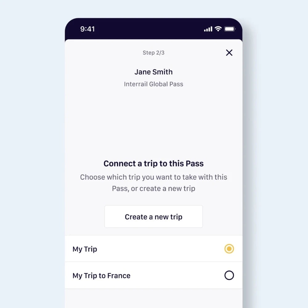 欧铁全境火车通行证