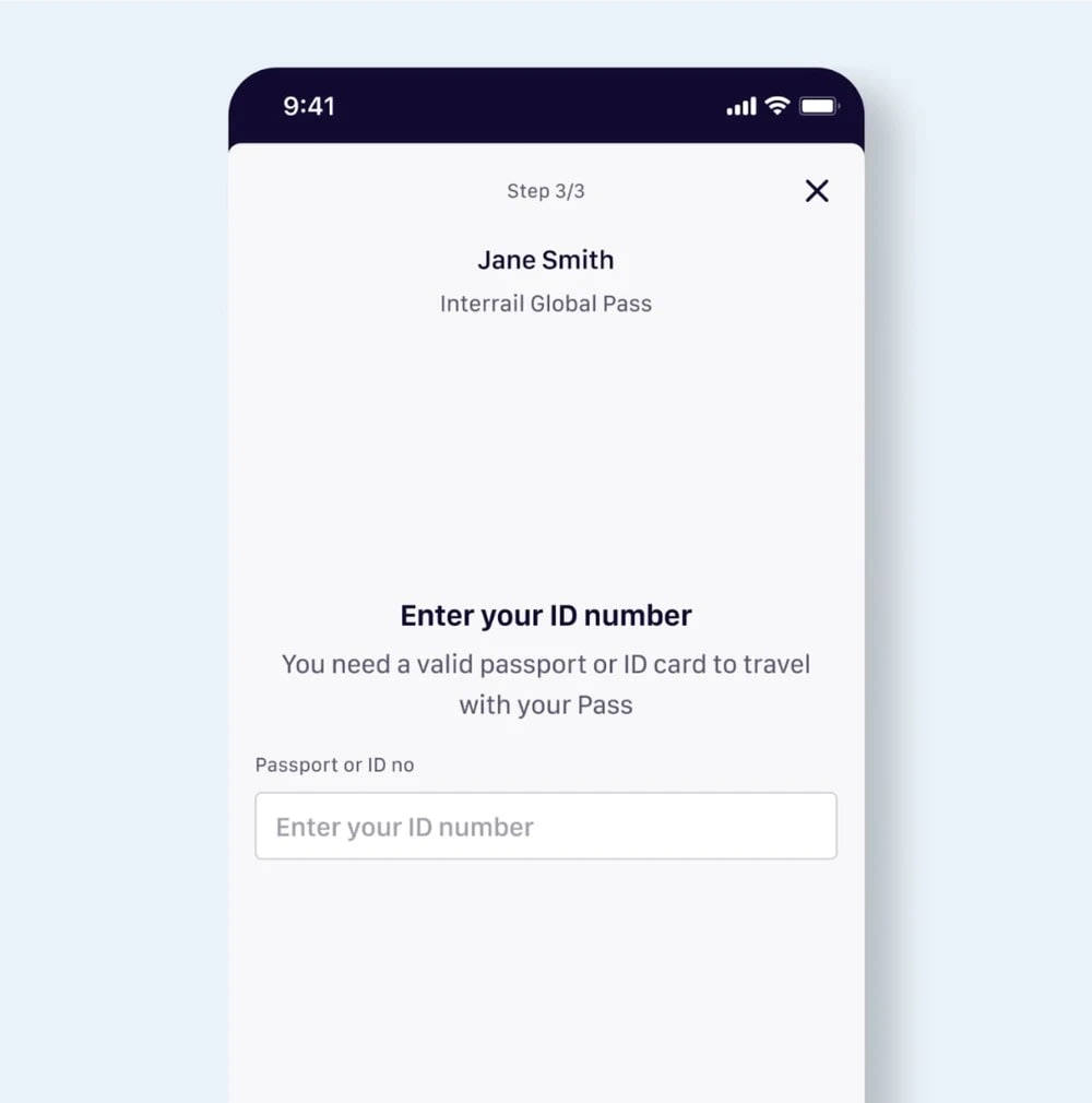 欧铁全境火车通行证