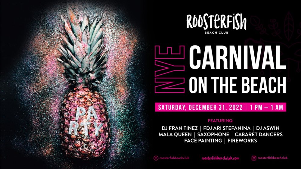 Carnival on the Beach – Roosterfish Beach Club