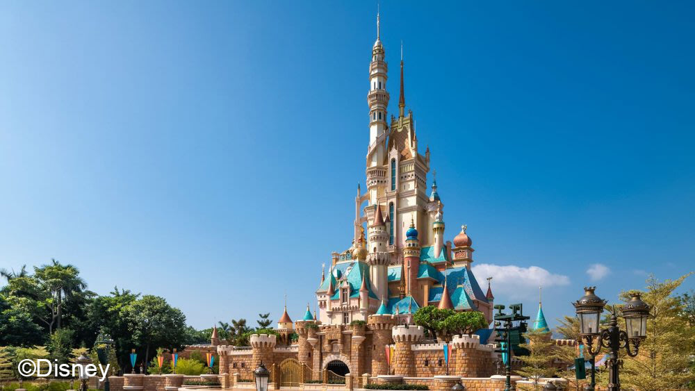 Blue skies and trees