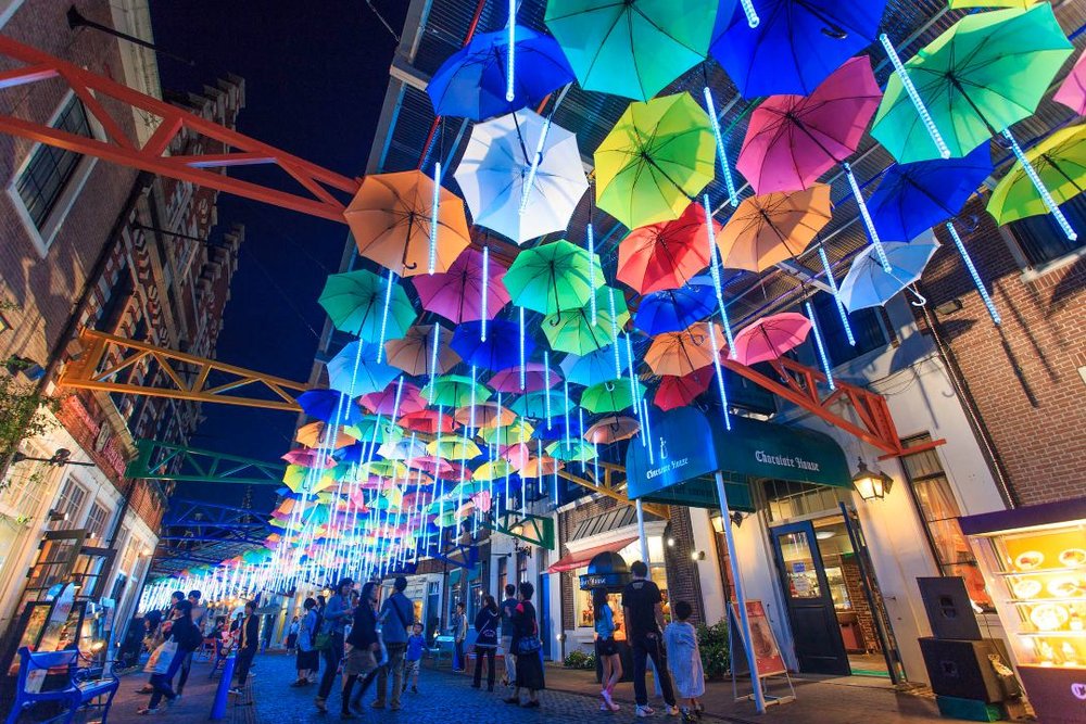 ハウステンボス アトラクションタウン_アンブレラストリート