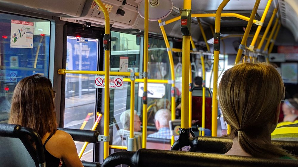 Climb aboard the bus! Image credits: Mitchell Johnson on Unsplash