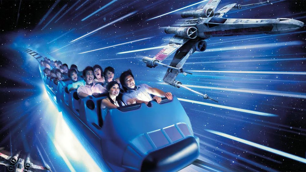 HyperSpace Mountain ดิสนีย์แลนด์ฮ่องกง | รูปภาพจาก www.hongkongdisneyland.com