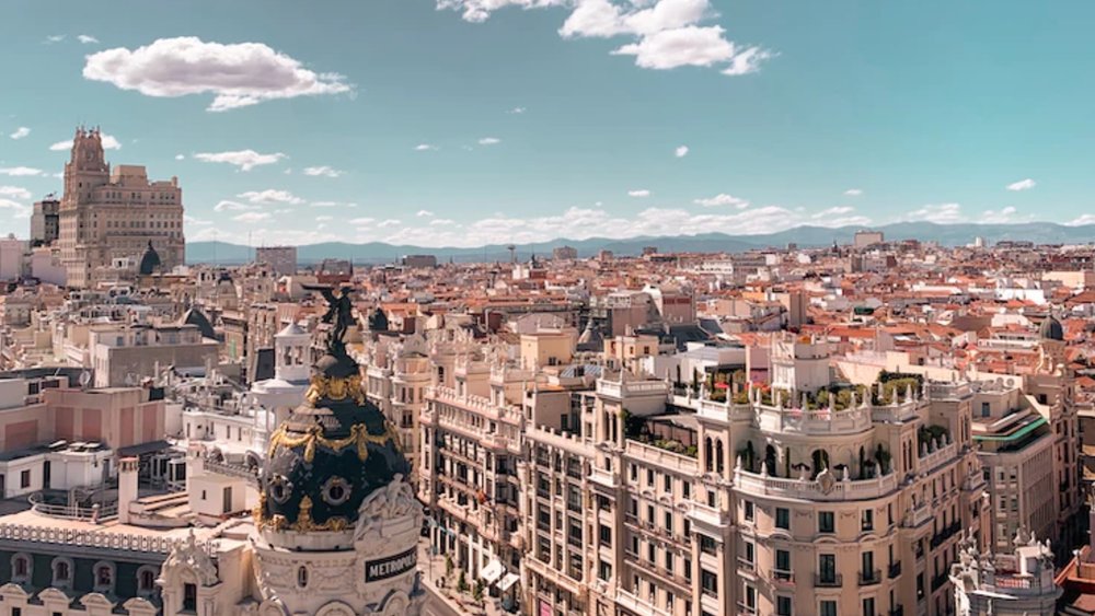  a view of Madrid, Spain