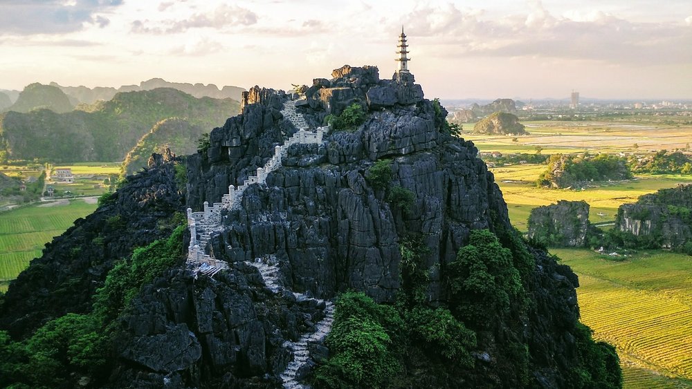 the landscape of Ninh Binh