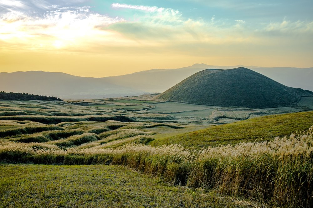 Mount Aso in Kyushu