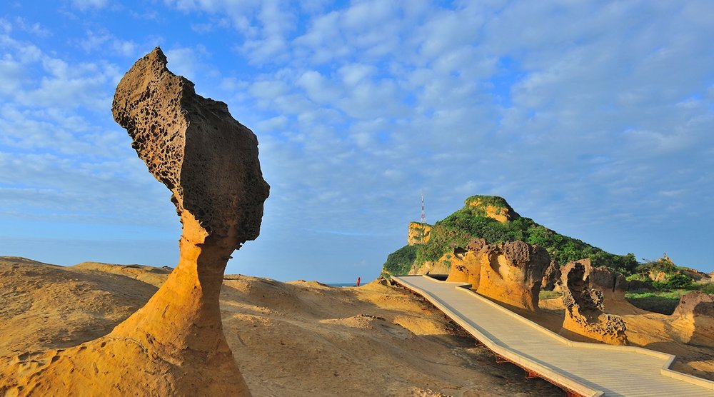 A rock formation in Taiwan