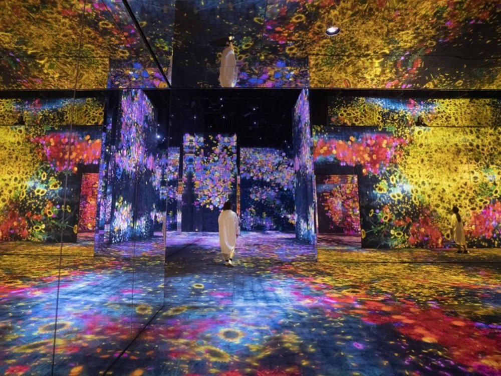 澳門景點teamLab flowermountain