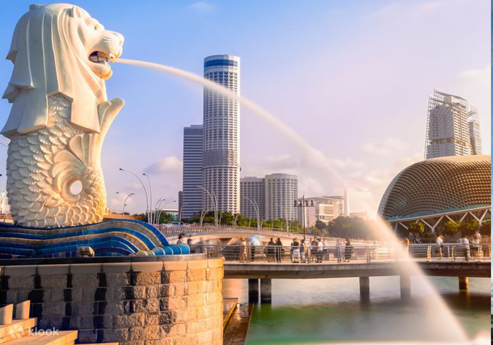 Check-in Cùng Tượng Merlion Nổi Tiếng