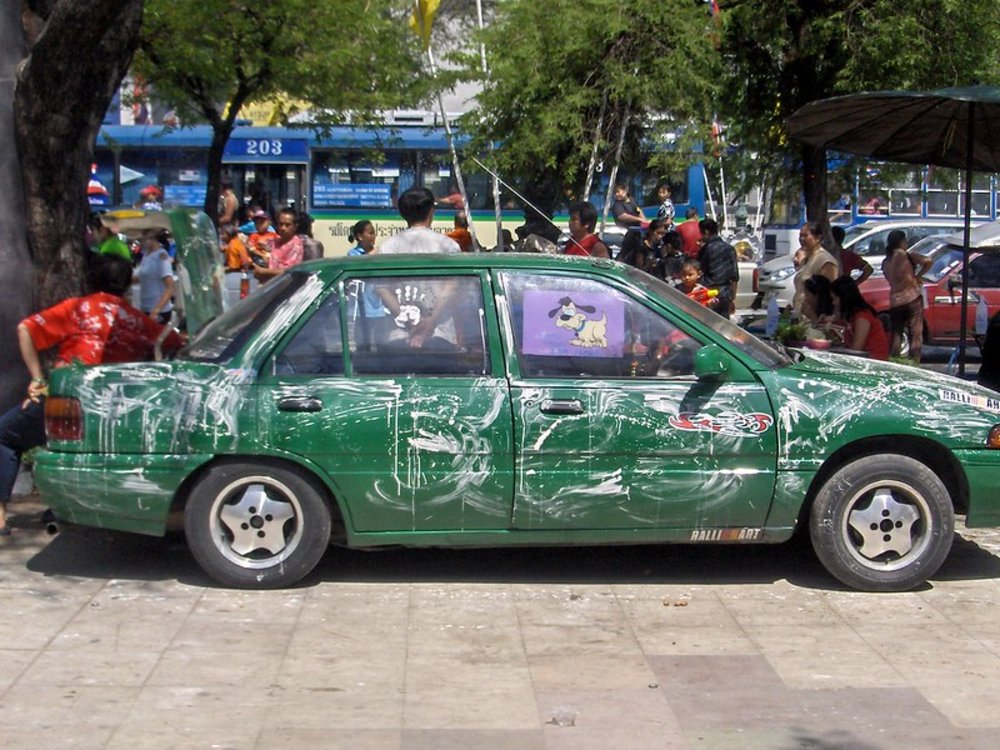 泰國潑水節各地戰區