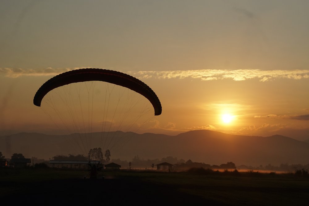 滑翔單車 Flying Paramotor