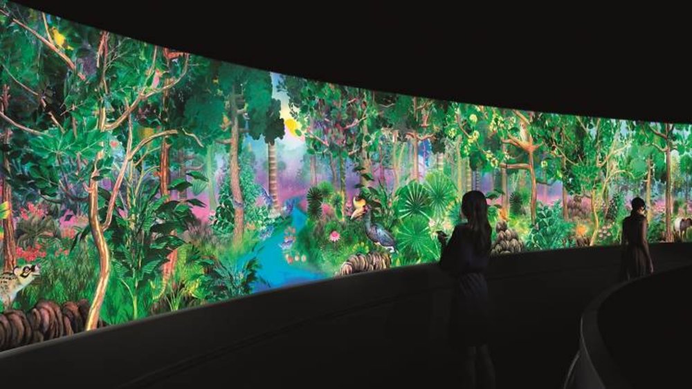 Story of the Forest โดย teamLab