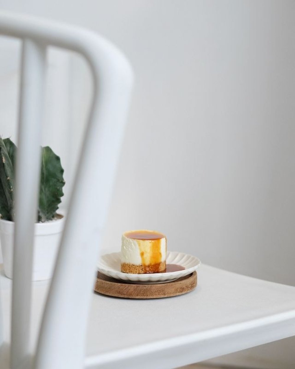 Salted Caramel Cheese Cake | รูปภาพจาก Instagram The Baristo