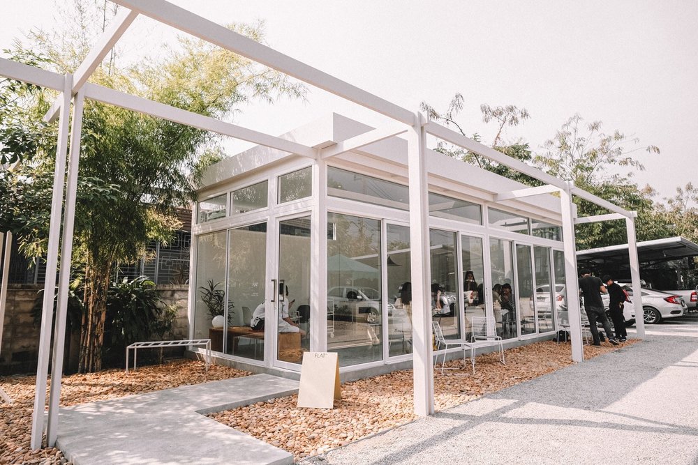 Flat Cafe คาเฟ่เชียงใหม่เปิดใหม่ ร้านกาแฟเชียงใหม่ | รูปภาพจาก Twitter @paidonnnn